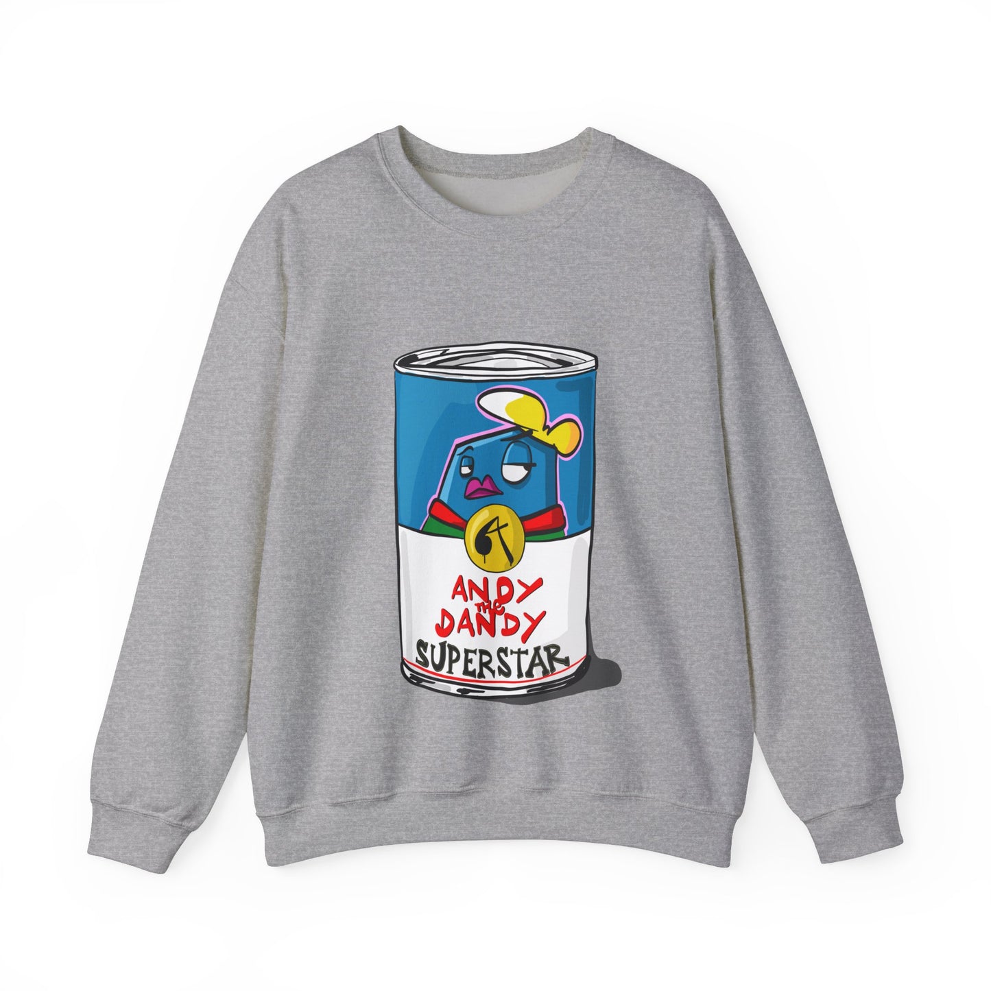 Andy the Dandy superstar Campbell soup. Uniseks.  Sweater.