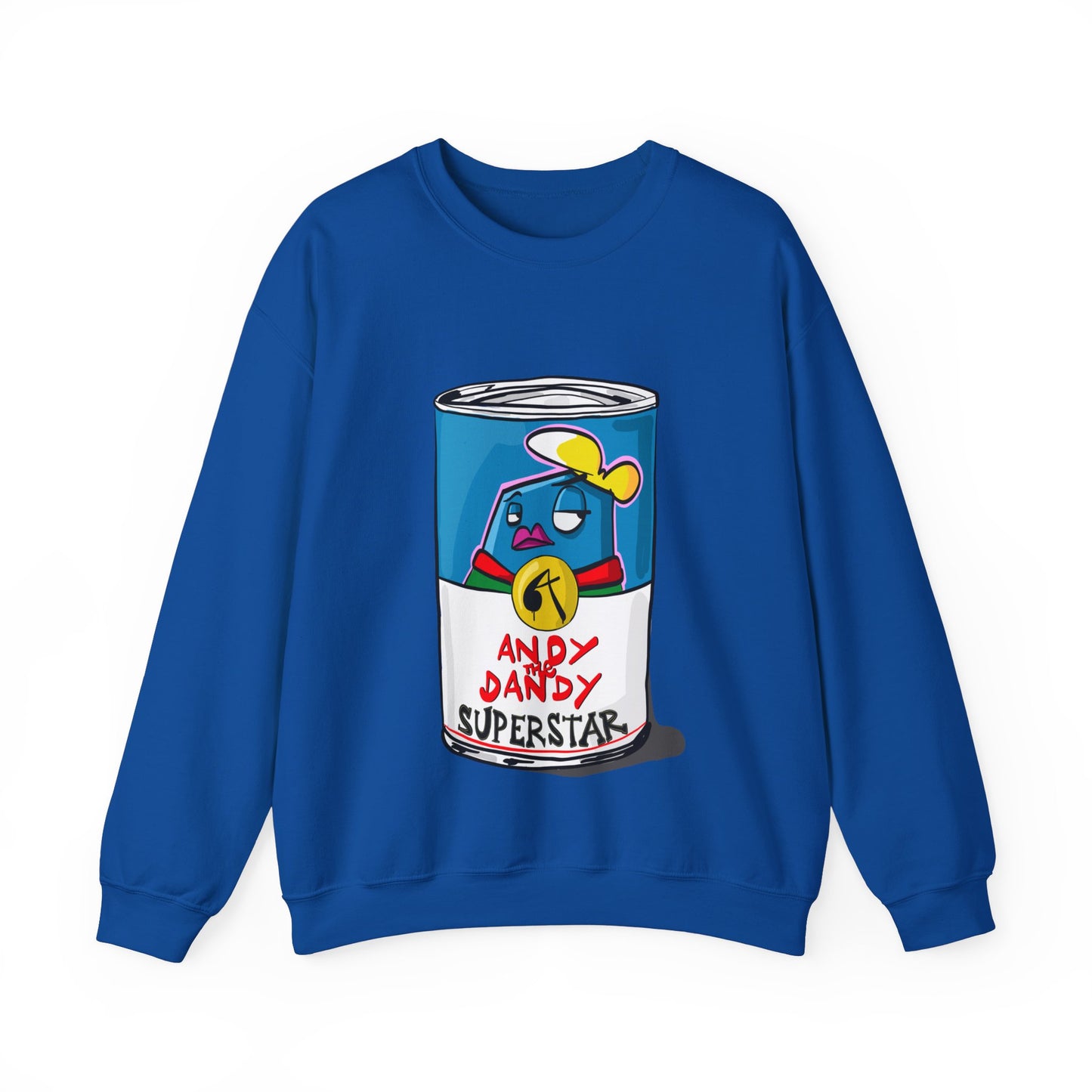 Andy the Dandy superstar Campbell soup. Uniseks.  Sweater.