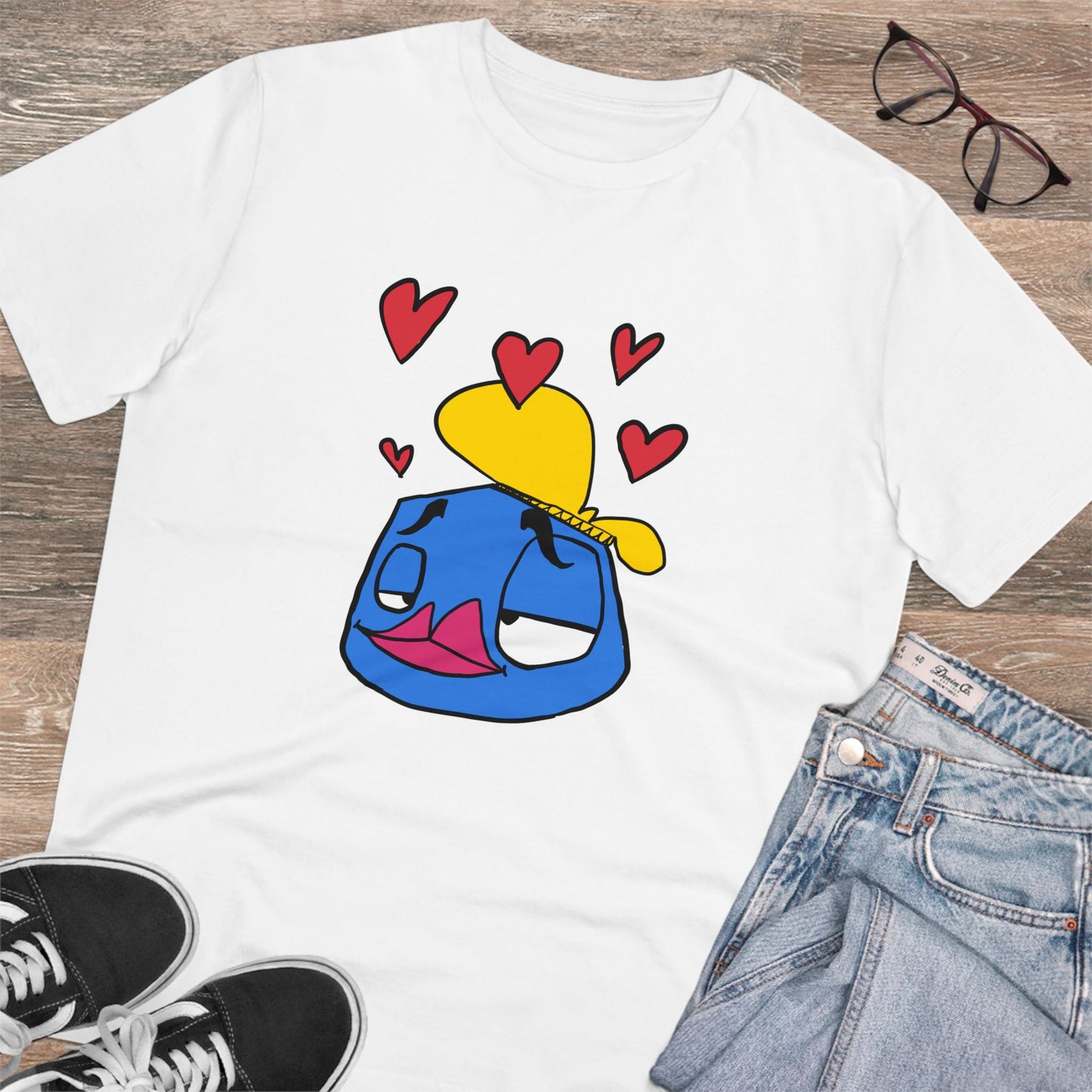 Hearts, 180 gram uniseks tshirt