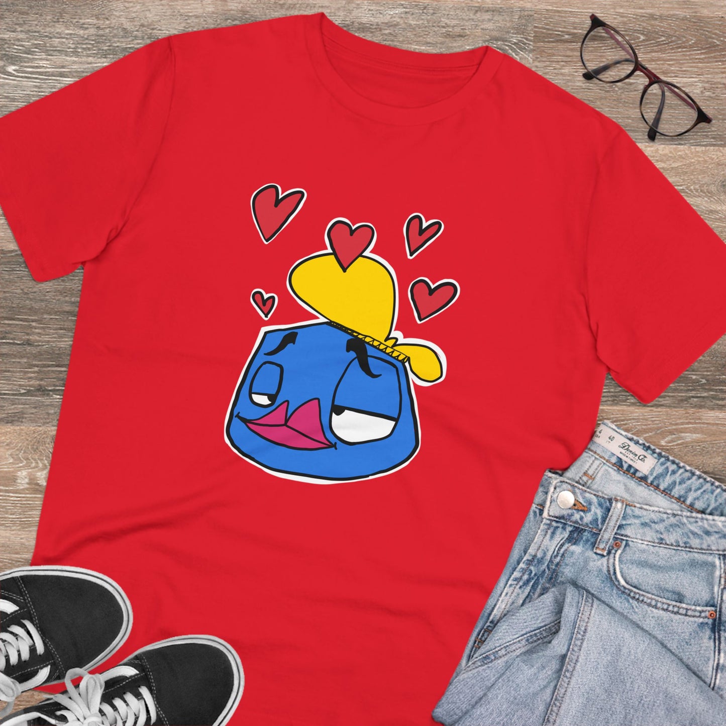 Hearts, 180 gram uniseks tshirt