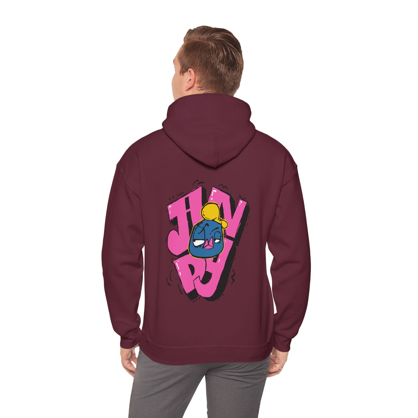 Andy on Andy letters pink. Uniseks.  Hoodie.