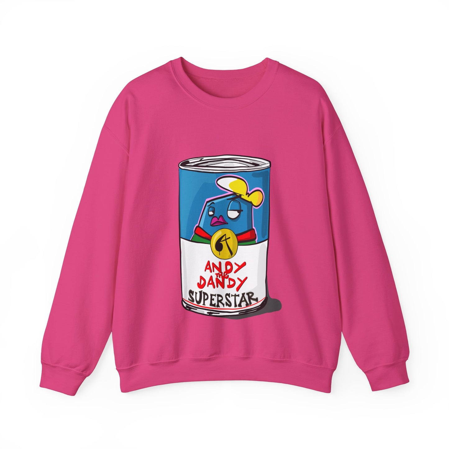 Andy the Dandy superstar Campbell soup. Uniseks.  Sweater.