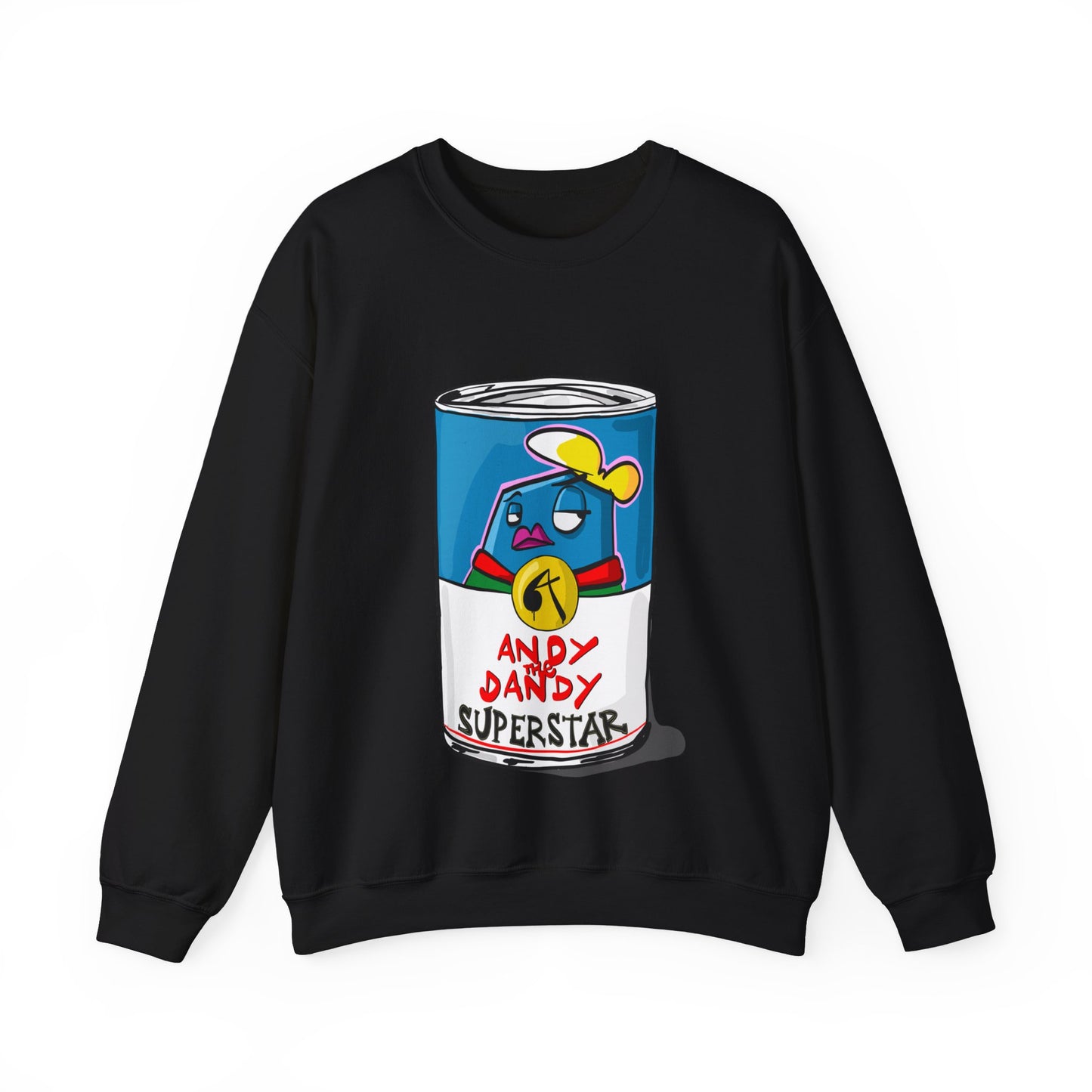 Andy the Dandy superstar Campbell soup. Uniseks.  Sweater.