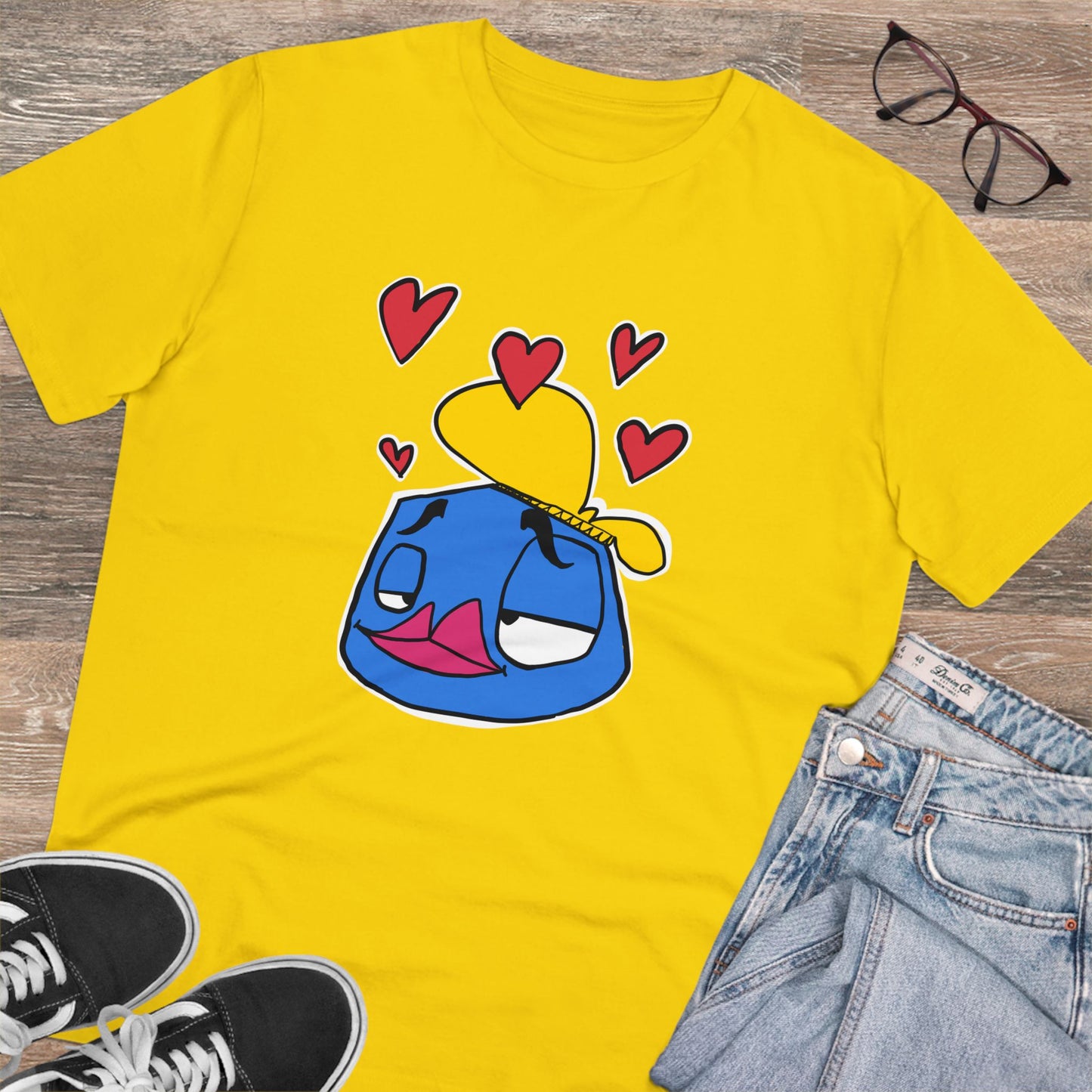 Hearts, 180 gram uniseks tshirt