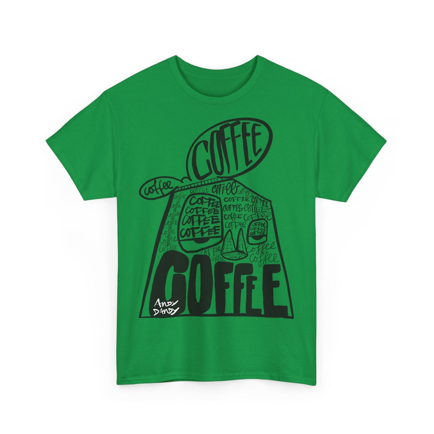 Andy Coffee minded. Uniseks. T-shirt.