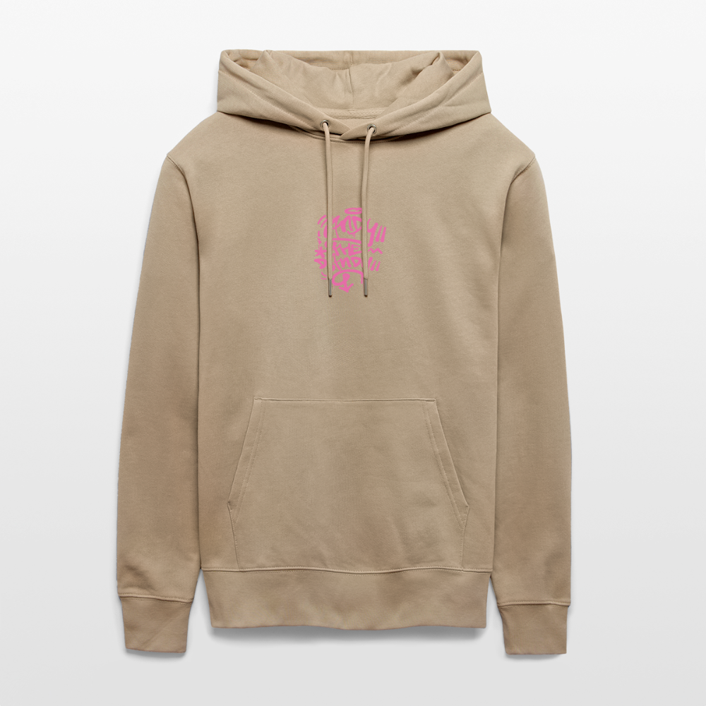 Tag fill in Andy. Uniseks bio-hoodie. - beige