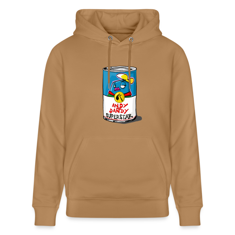 Superstar soup. Andy. Uniseks bio-hoodie. - Latte