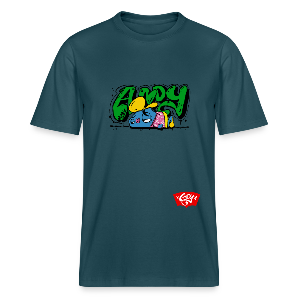 Flushed. Uniseks t-shirt - donker petrol