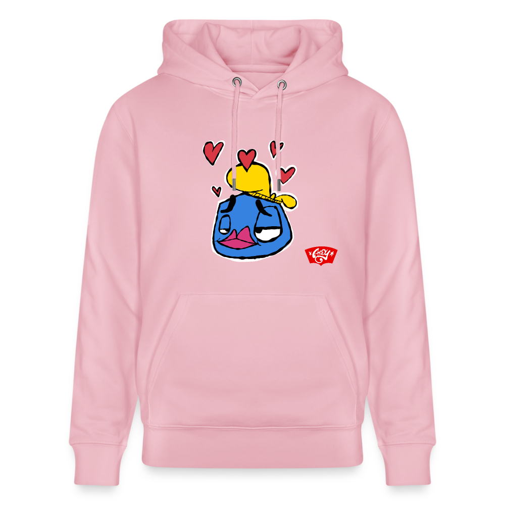 Love is in the Air. Uniseks bio-hoodie - lichtroze