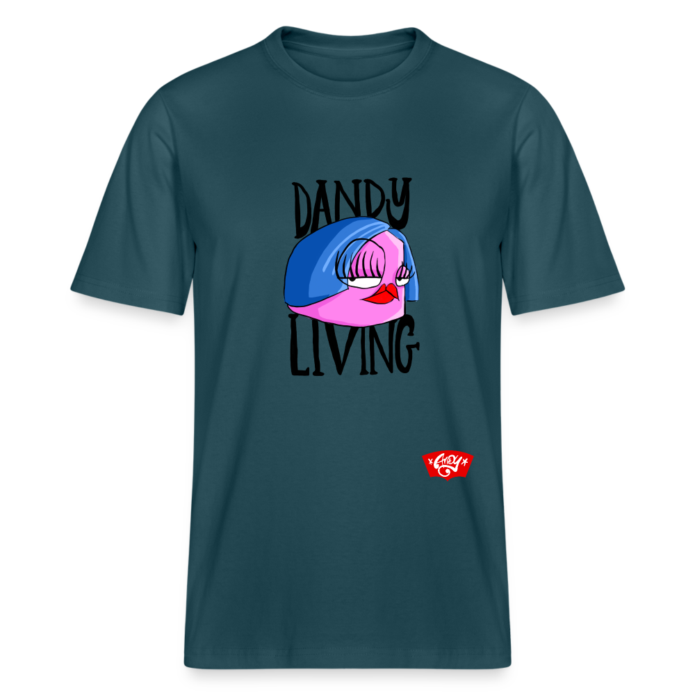 Dandy Living. Sandy the Dandy. Unisex t-shirt - donker petrol