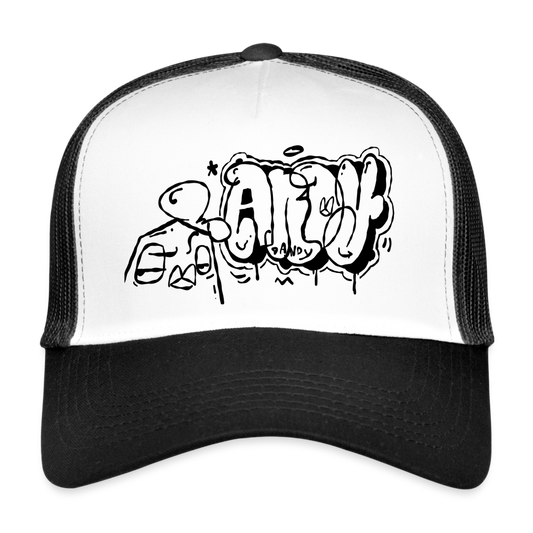 Moody ... Andy the Dandy. Trucker Cap - wit/zwart