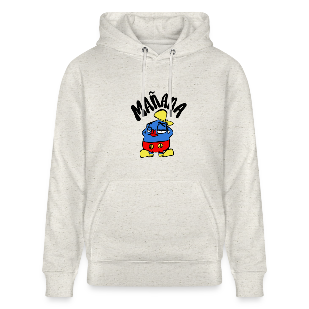 Manana. Uniseks bio-hoodie - beige gemêleerd