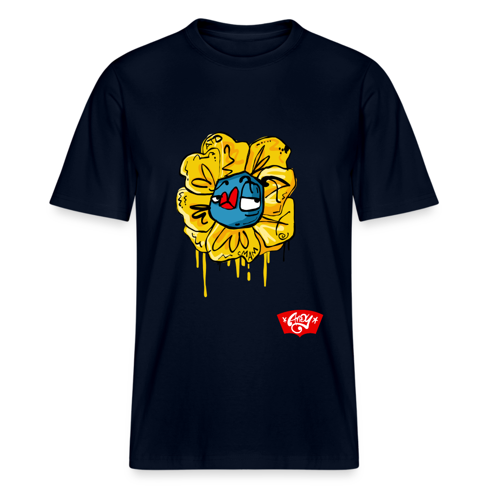 Flower Shower Uniseks. T-shirt - navy