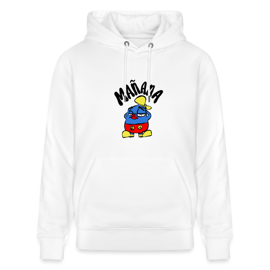 Manana. Uniseks bio-hoodie - wit