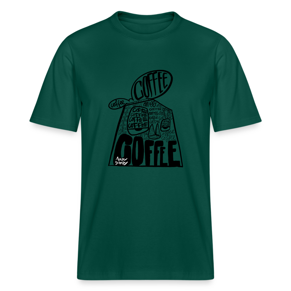 Coffee dreamin'. Andy the Dandy. Uniseks T-shirt - forest