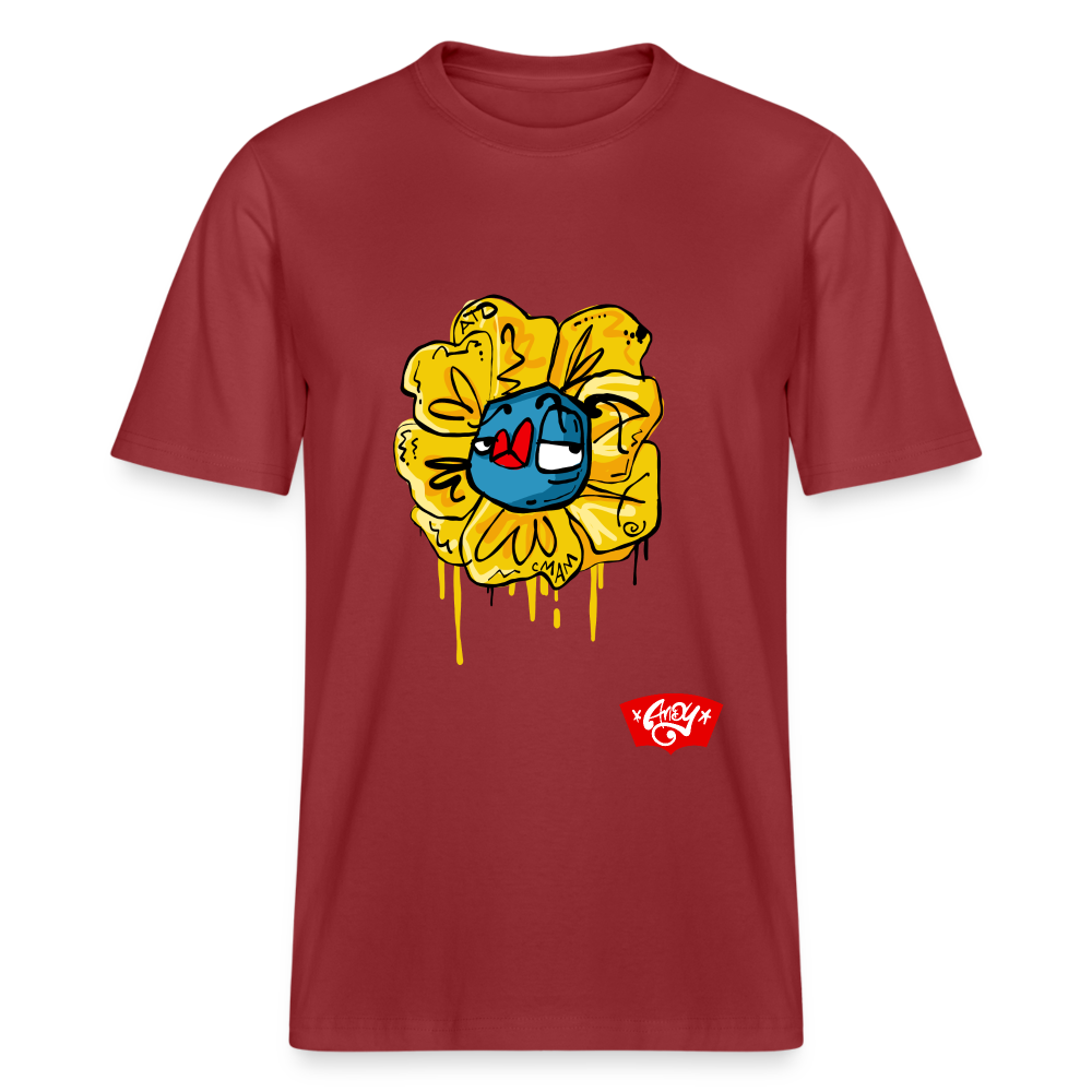 Flower Shower Uniseks. T-shirt - aarderood