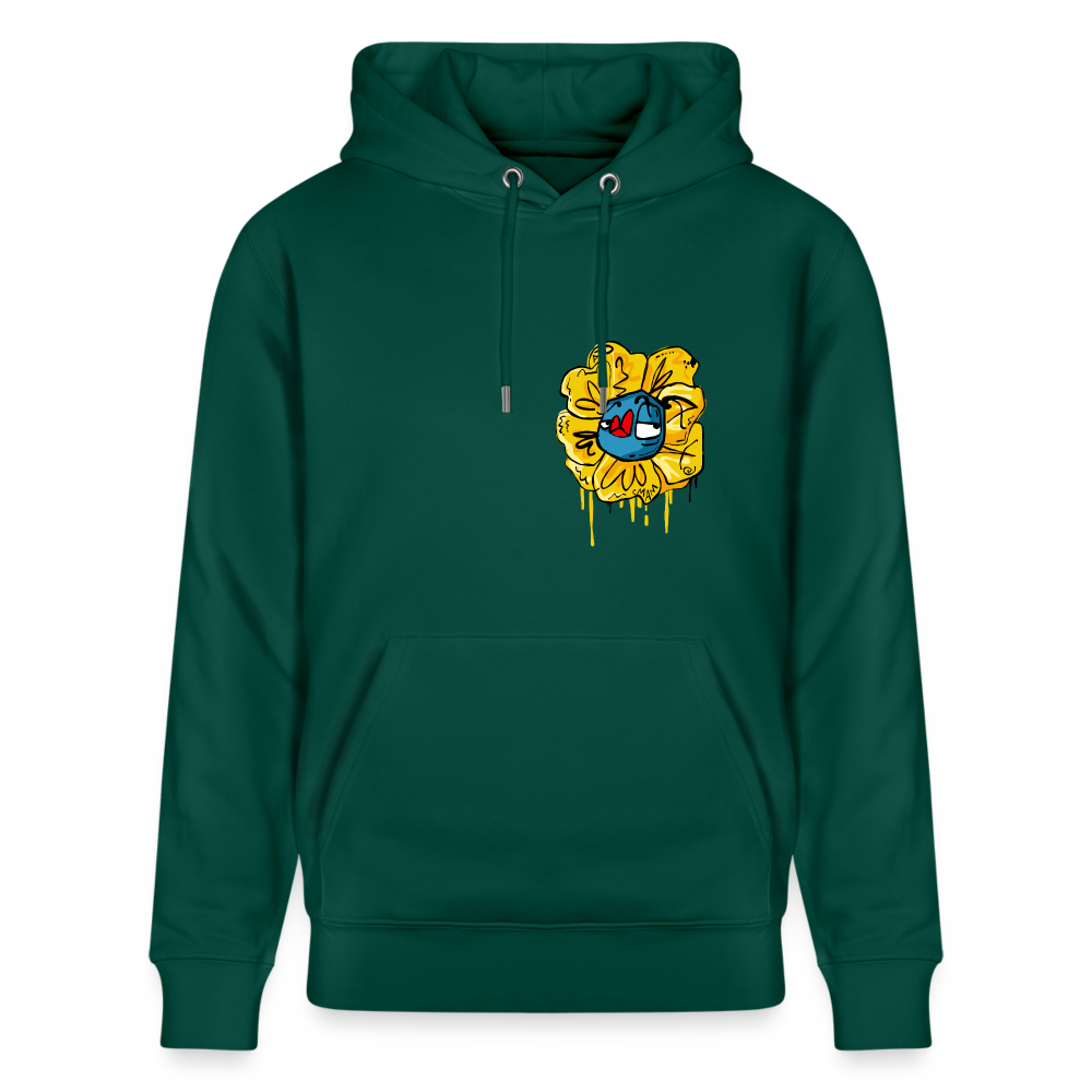 Flower Shower Andy. Uniseks bio-hoodie - forest