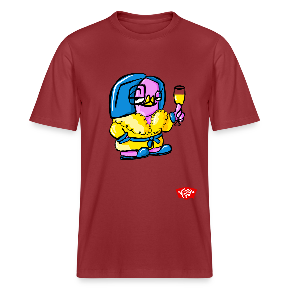 Daydrinking, Candy the Dandy, unisex t-shirt - aarderood