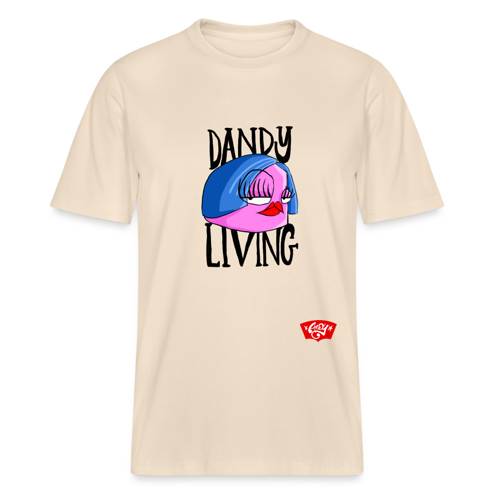 Dandy Living. Sandy the Dandy. Unisex t-shirt - natuurwit