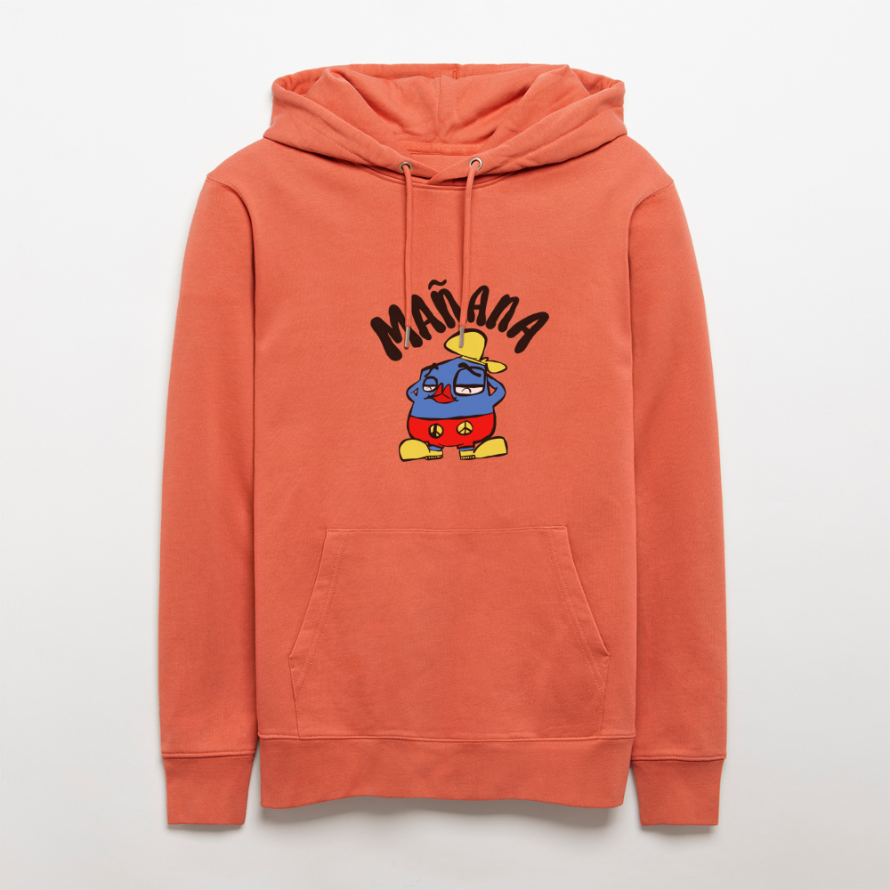 Manana. Uniseks bio-hoodie - lichtrood