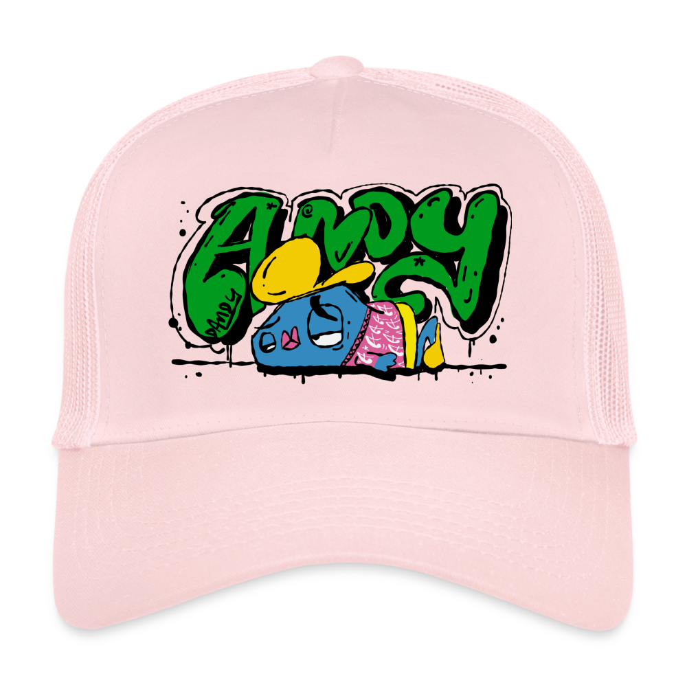 Flushed. Andy. Trucker Cap - lichtroze