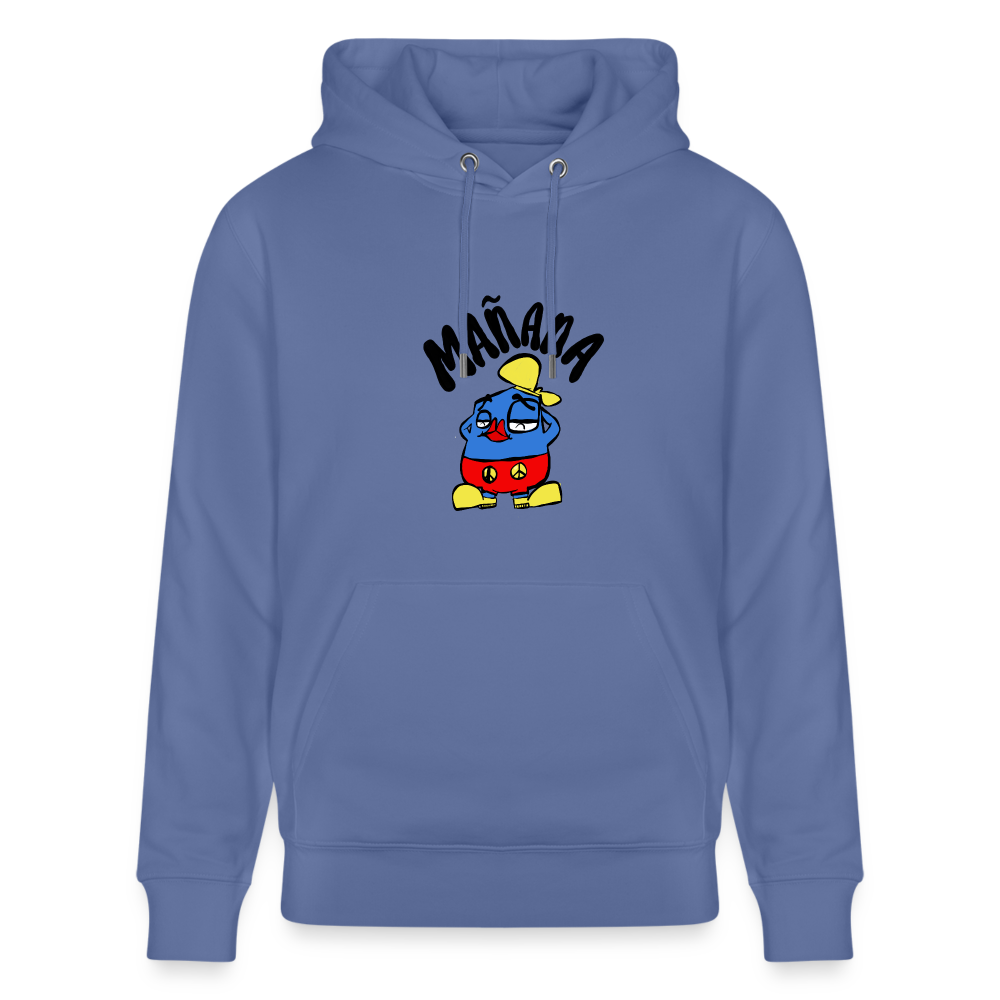 Manana. Uniseks bio-hoodie - blauw