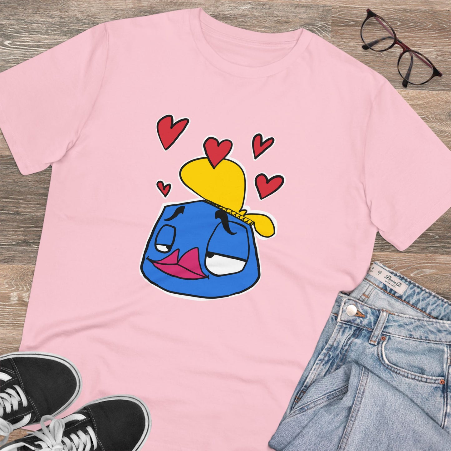 Hearts, 180 gram uniseks tshirt