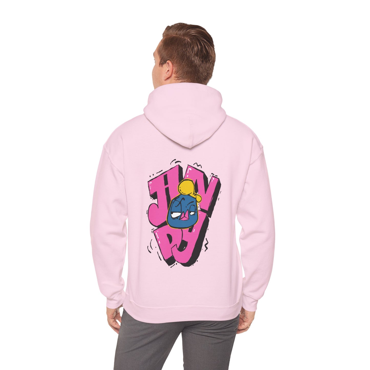 Andy on Andy letters pink. Uniseks.  Hoodie.