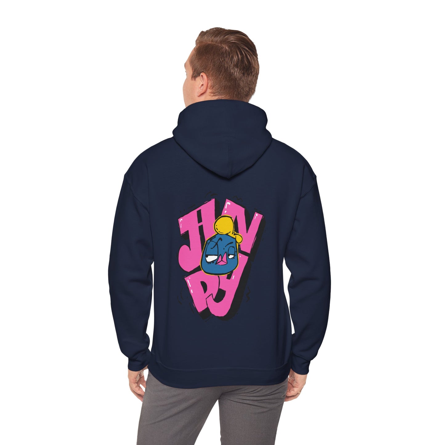 Andy on Andy letters pink. Uniseks.  Hoodie.