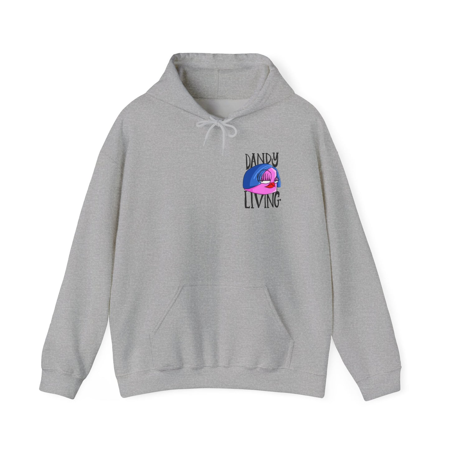 Dandy living. Candy the Dandy. Hoodie Uniseks