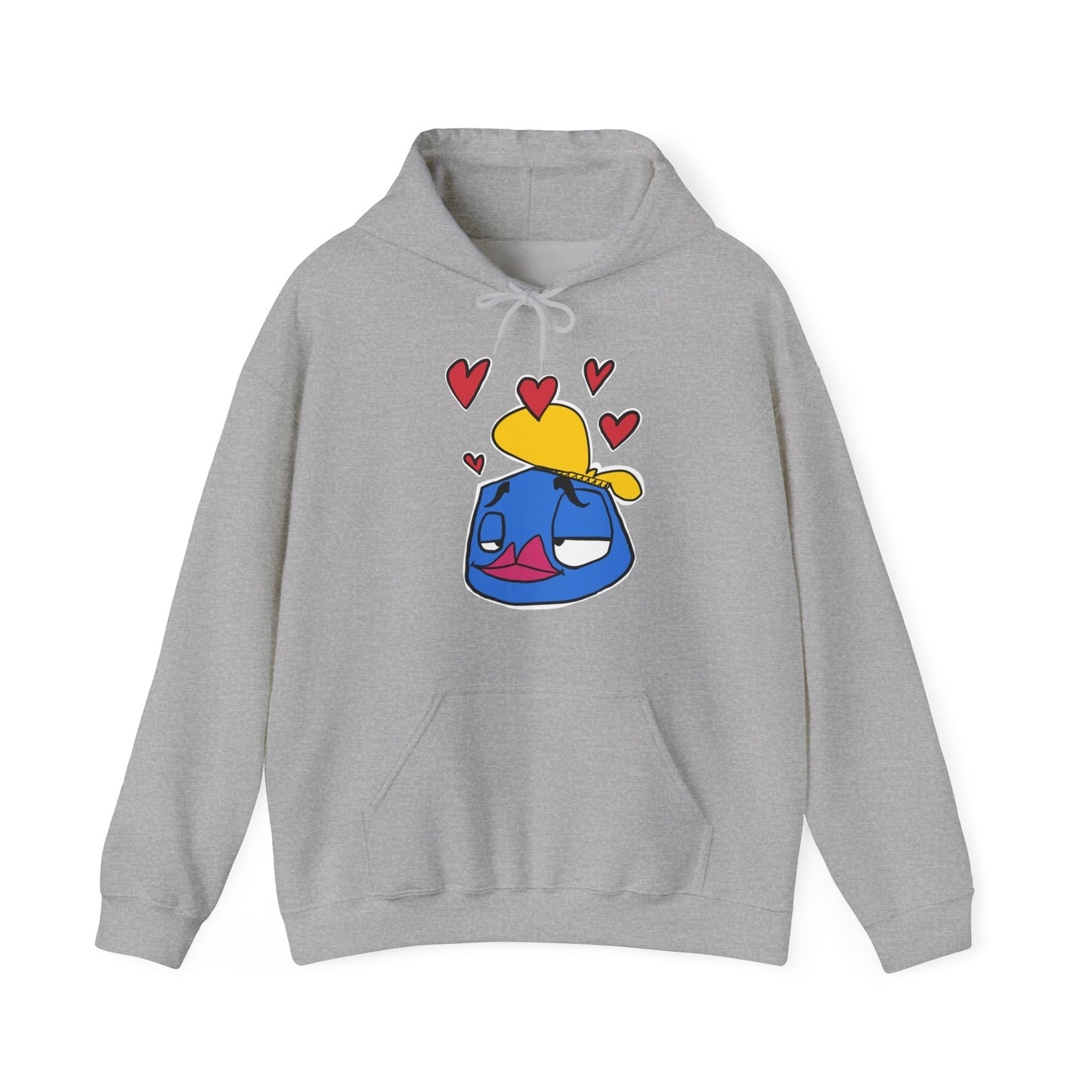 Andy the Dandy in love. Uniseks. Hoodie m/v