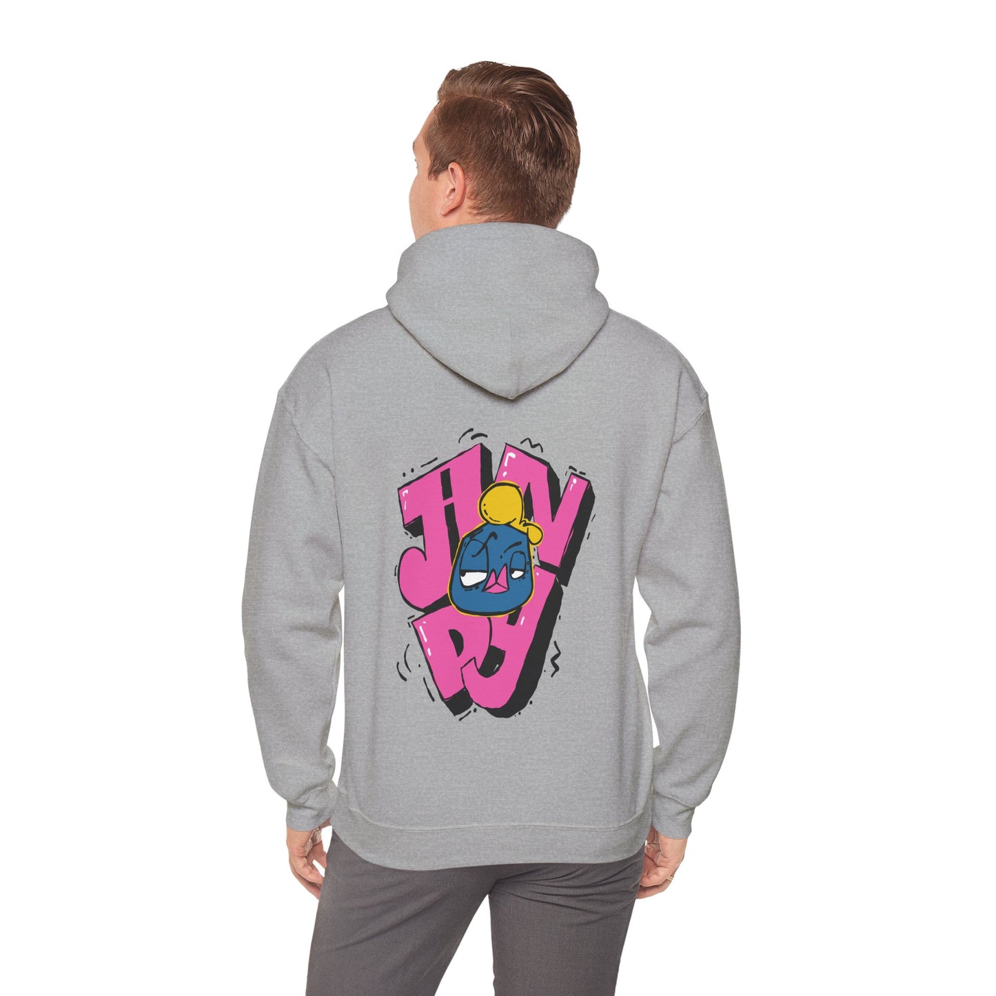 Andy on Andy letters pink. Uniseks.  Hoodie.