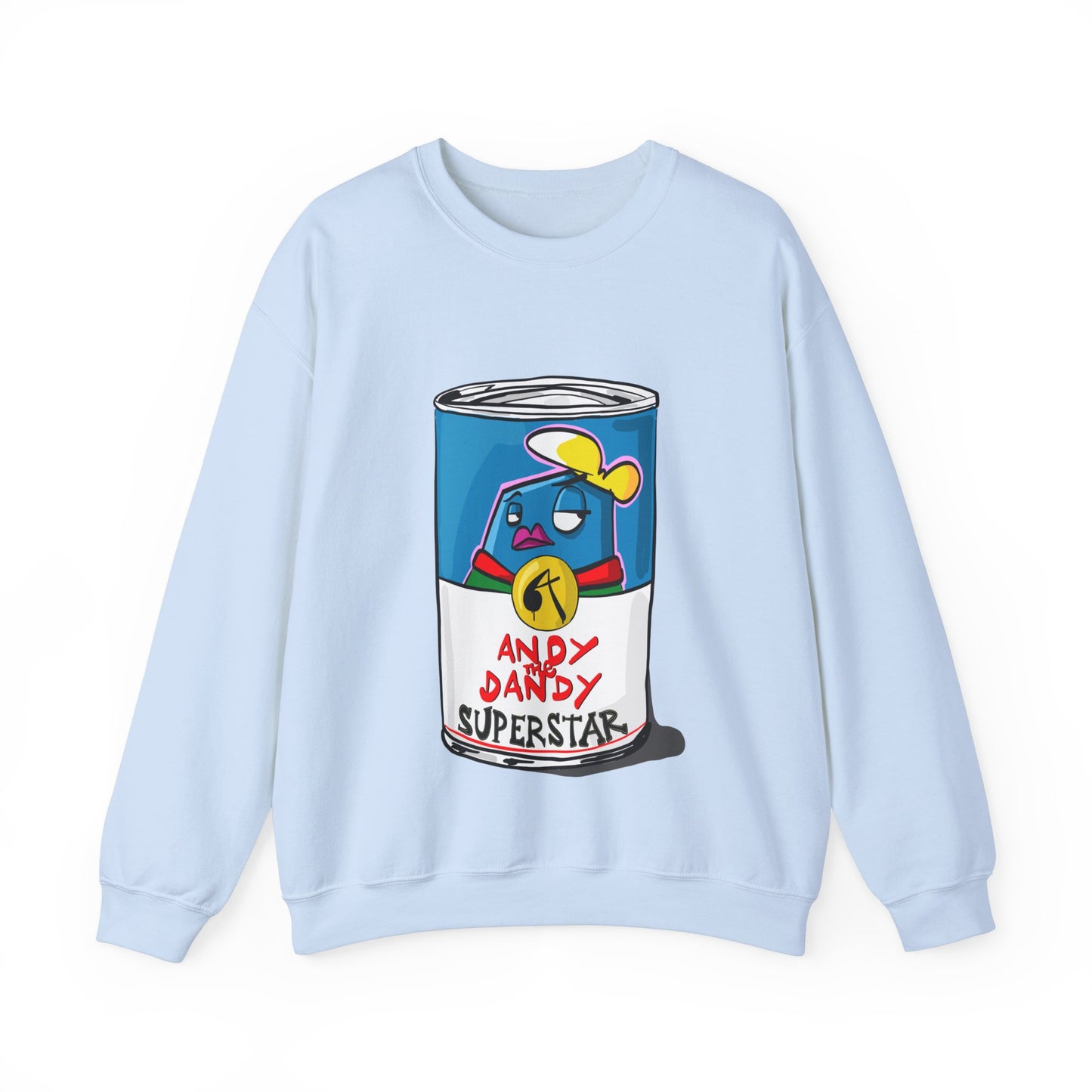 Andy the Dandy superstar Campbell soup. Uniseks.  Sweater.