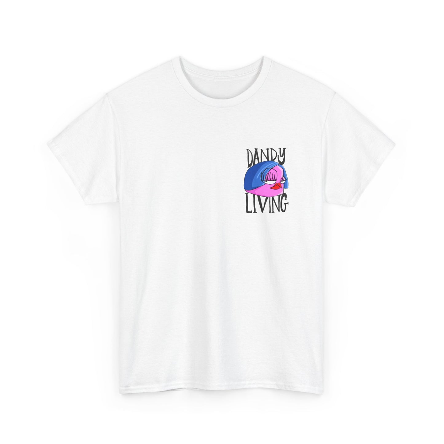 Dandy living. Candy the Dandy. T-shirt. Uniseks